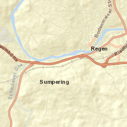 Regen Street Map