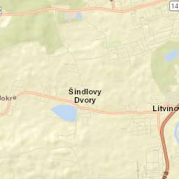 Litvínovice Street Map