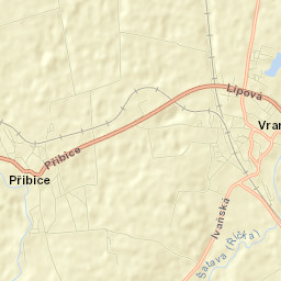 Vranovice Street Map