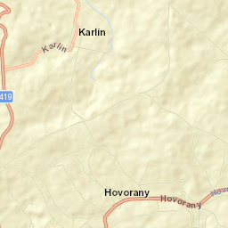 Hovorany Street Map