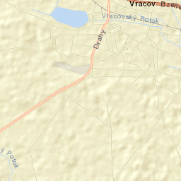 Vracov Street Map