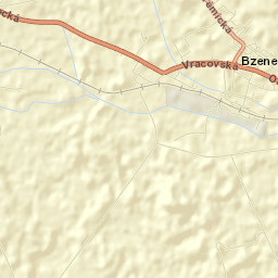 Bzenec Street Map