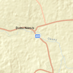 Dolní Němčí Street Map