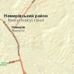 Nemyriv Street Map