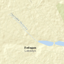 Lebedyn Street Map