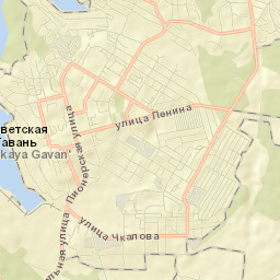 Sovetskaya Gavan’ Street Map