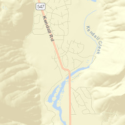 Peaceful Valley Street Map