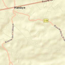 Hambye Street Map