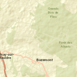Bazemont Street Map