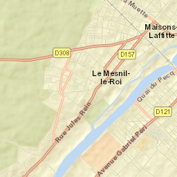 Le Mesnil-le-Roi Street Map