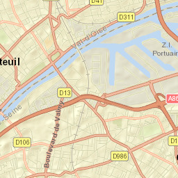 Argenteuil Street Map
