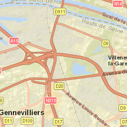 Gennevilliers Street Map