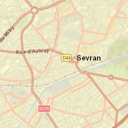 Sevran Street Map
