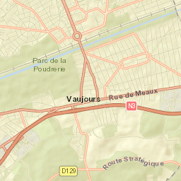 Tremblay-en-France Street Map