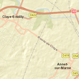 Annet-sur-Marne Street Map