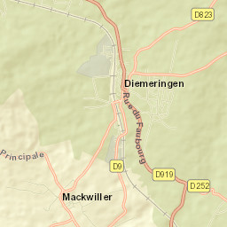 Diemeringen Street Map