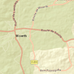 Woerth Street Map