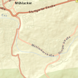 Mühlacker Street Map