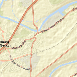 Freiberg am Neckar Street Map