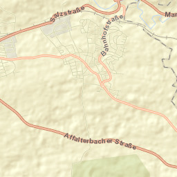 Erdmannhausen Street Map