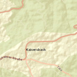 Kaisersbach Street Map