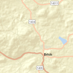 Brloh Street Map