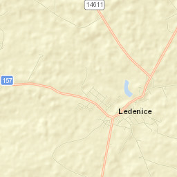 Ledenice Street Map