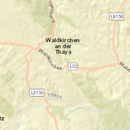 Waldkirchen an der Thaya Street Map
