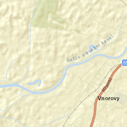 Vnorovy Street Map