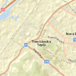 Nová Dubnica Street Map