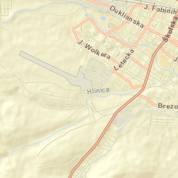 Spišská Nová Ves Street Map