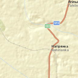 Yahil’nytsya Street Map