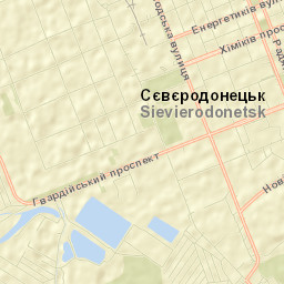 Syevyerodonets’k Street Map