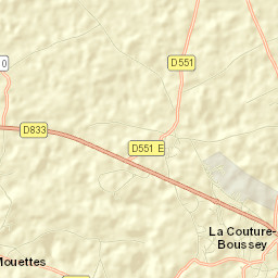 La Couture-Boussey Street Map