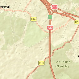Orgeval Street Map