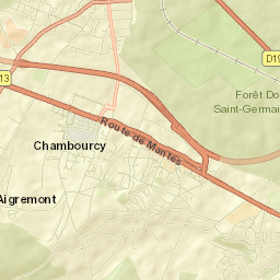 Chambourcy Street Map