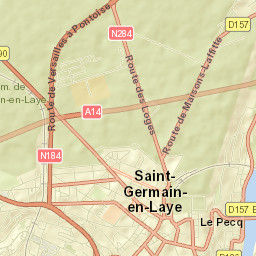 Saint-Germain-en-Laye Street Map