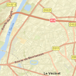 Montesson Street Map