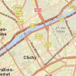 Clichy Street Map