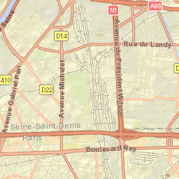 Saint-Ouen Street Map