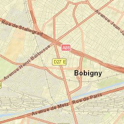 Bobigny Street Map