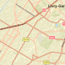 Le Raincy Street Map