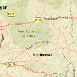 Clichy-sous-Bois Street Map