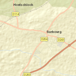 Surbourg Street Map