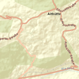 Althütte Street Map