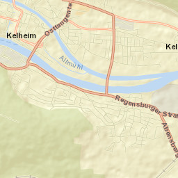 Kelheim Street Map