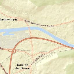 Saal Street Map