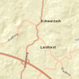 Schwarzach Street Map