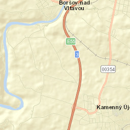 Kamenný Újezd Street Map