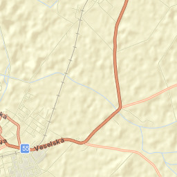 Strážnice Street Map